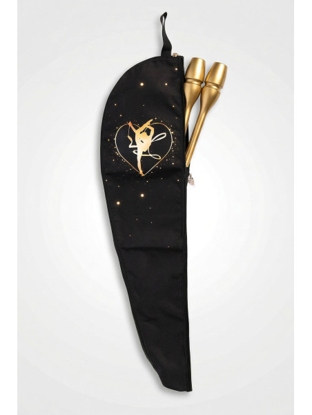 Pokrowiec na maczugi i wstążkę Black Glitter