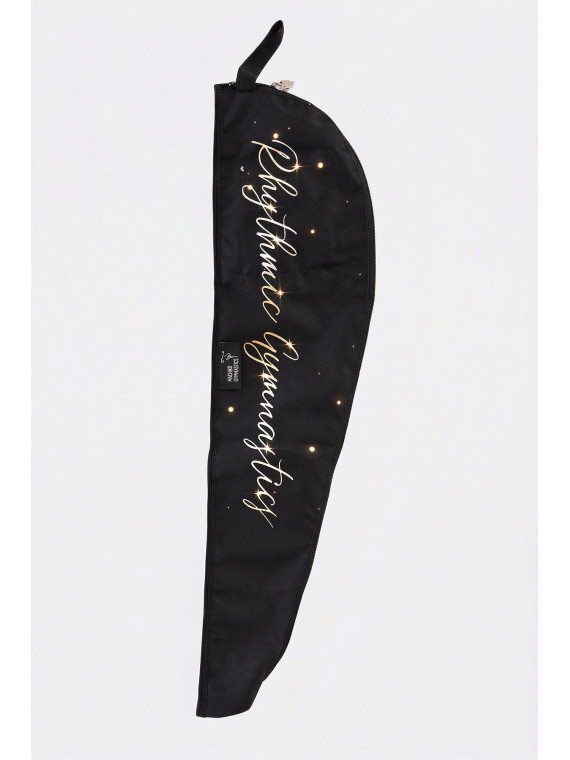 Clubs and Ribbon Cover Black Glitter