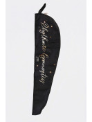 Clubs and Ribbon Cover Black Glitter