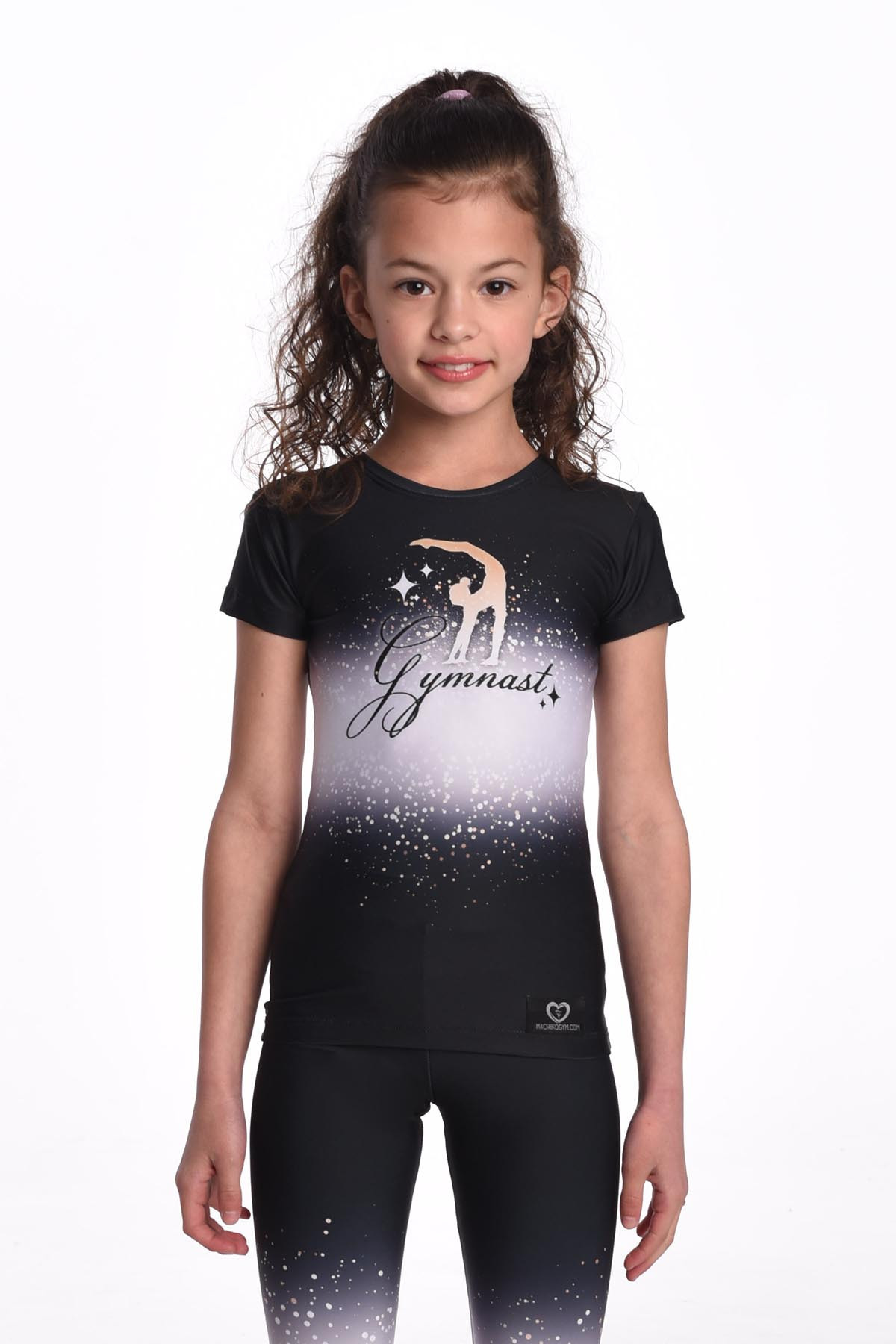 Schwarzes Flügel-T-Shirt