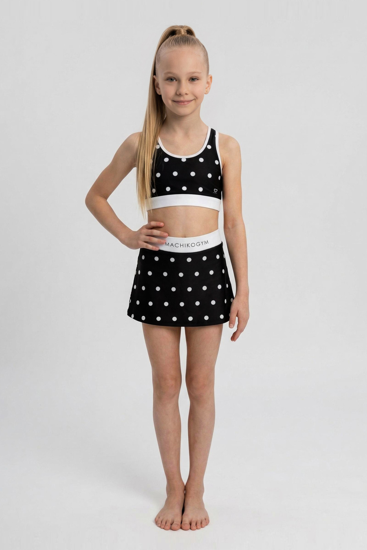 Satz Polka Dot short