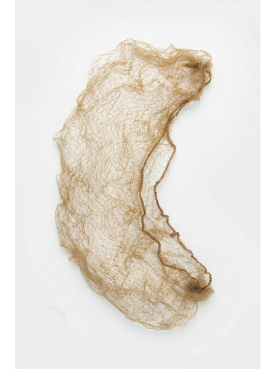 Bun hair net blonde 02