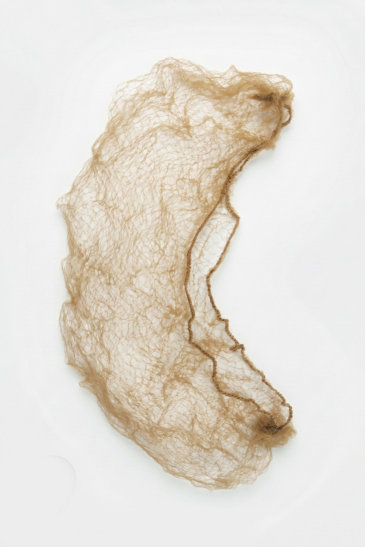 Bun hair net blonde 02