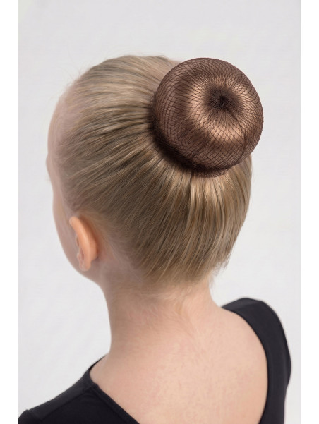 Bun hair net bronze 03