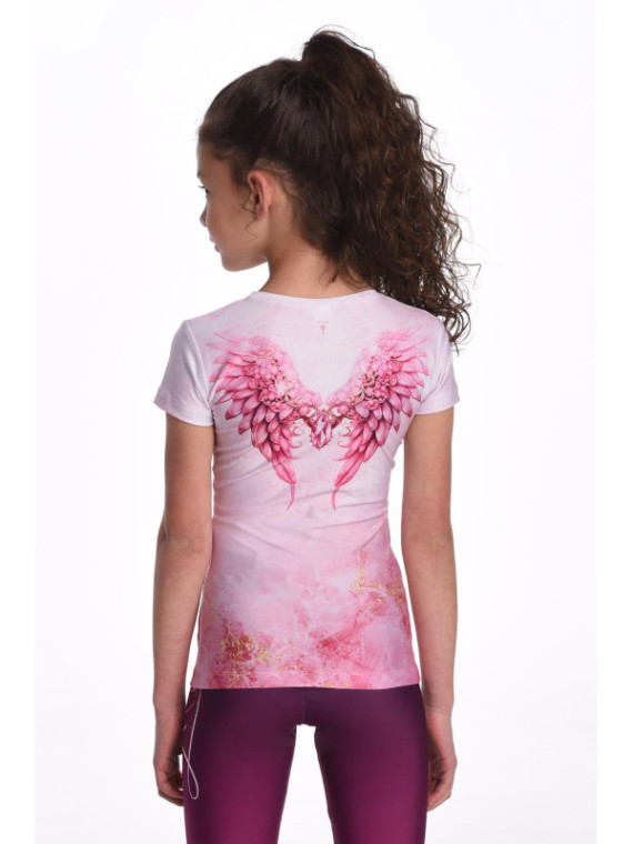 T-shirt Rosa Flügel