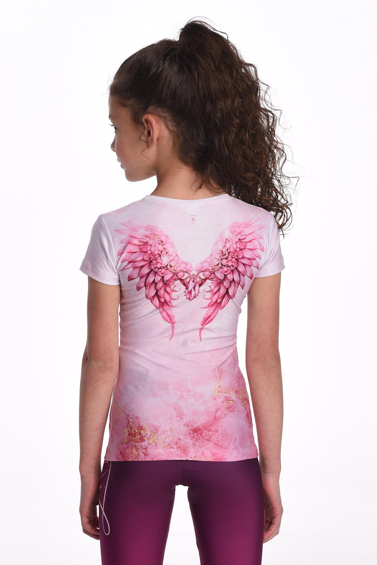 T-shirt Rosa Flügel