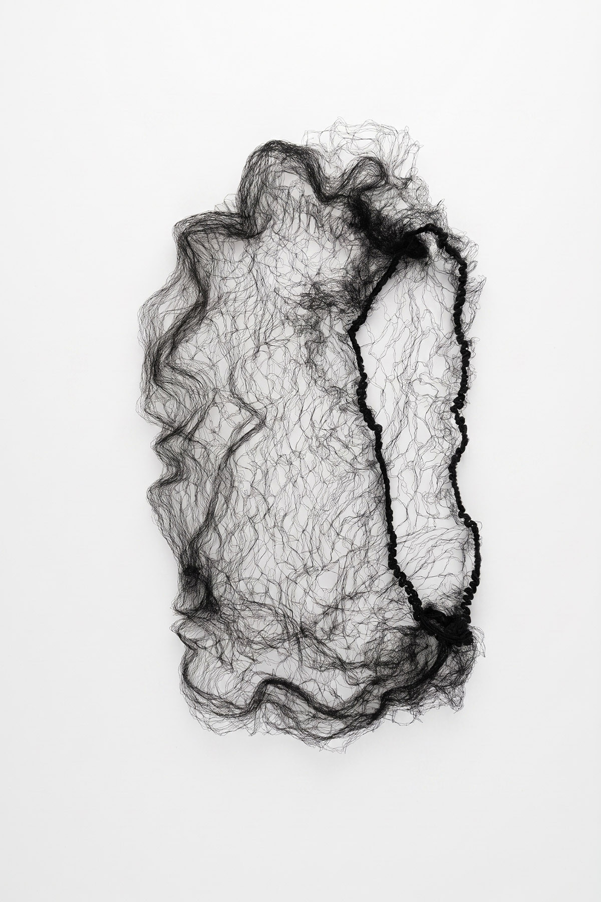 Bun hair net black 04