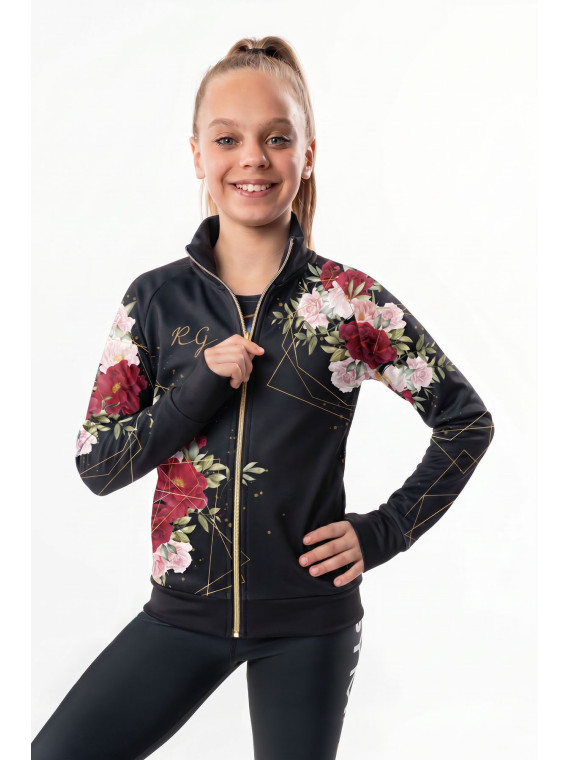Sweatshirt Black Hoop