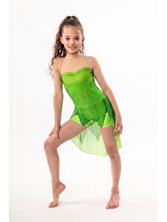 Unitard with skirt FAIRY