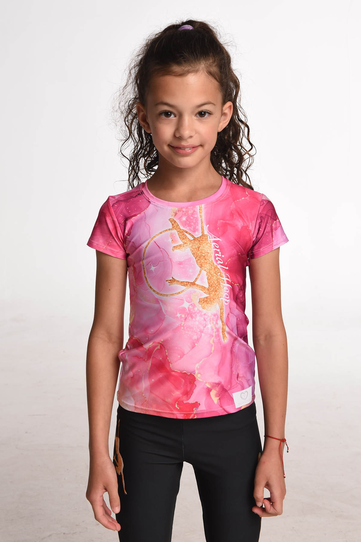 T-shirt Aerial Pink Marble
