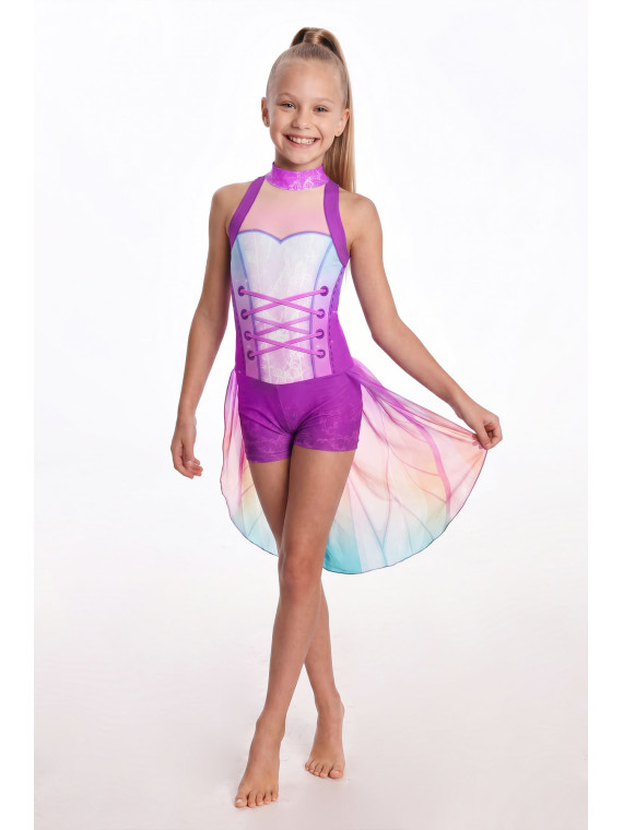 Unitard with skirt MAGIC PIXIE