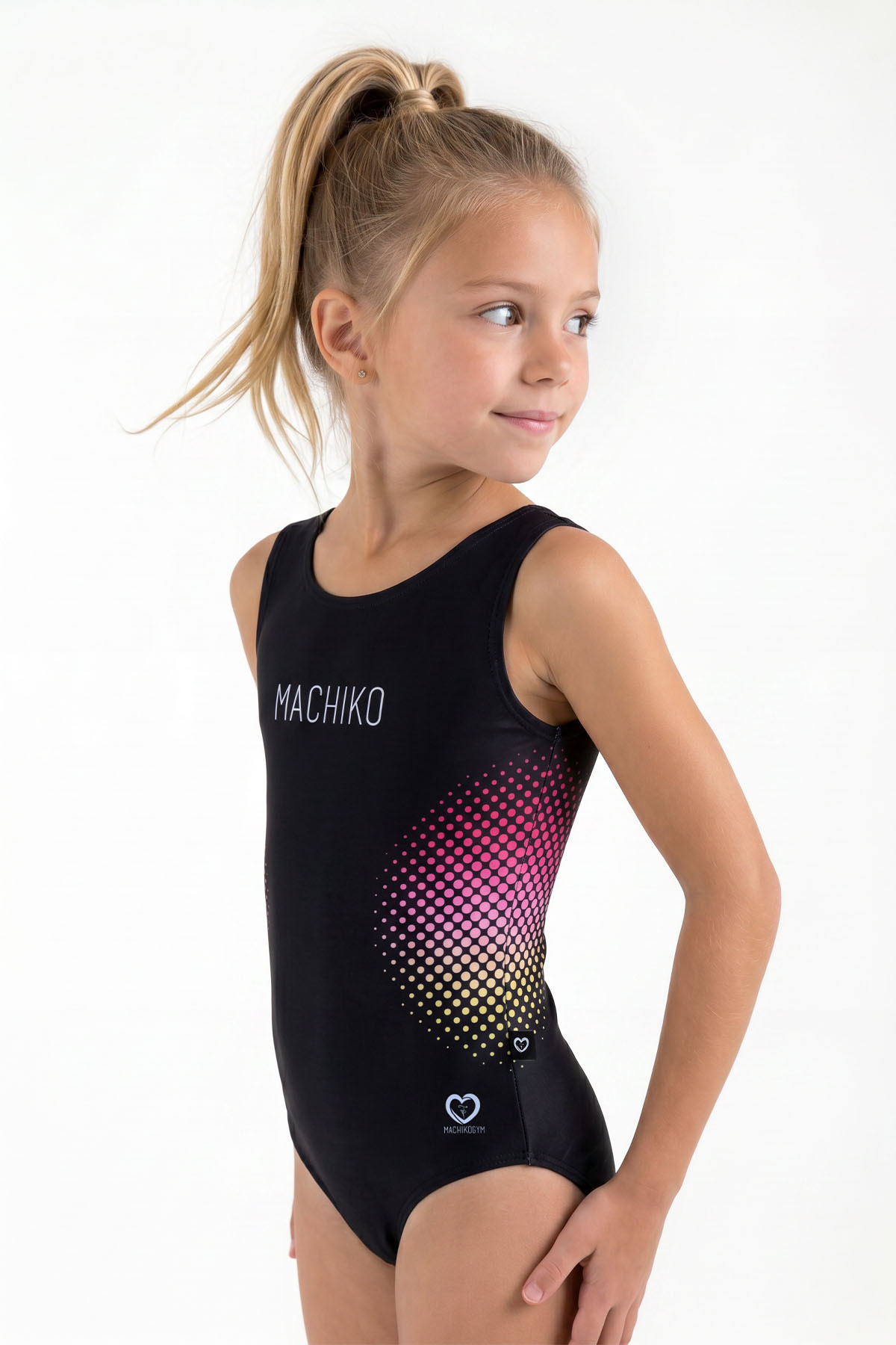 Leotard MACHIKO MOTION Raster Cheerful