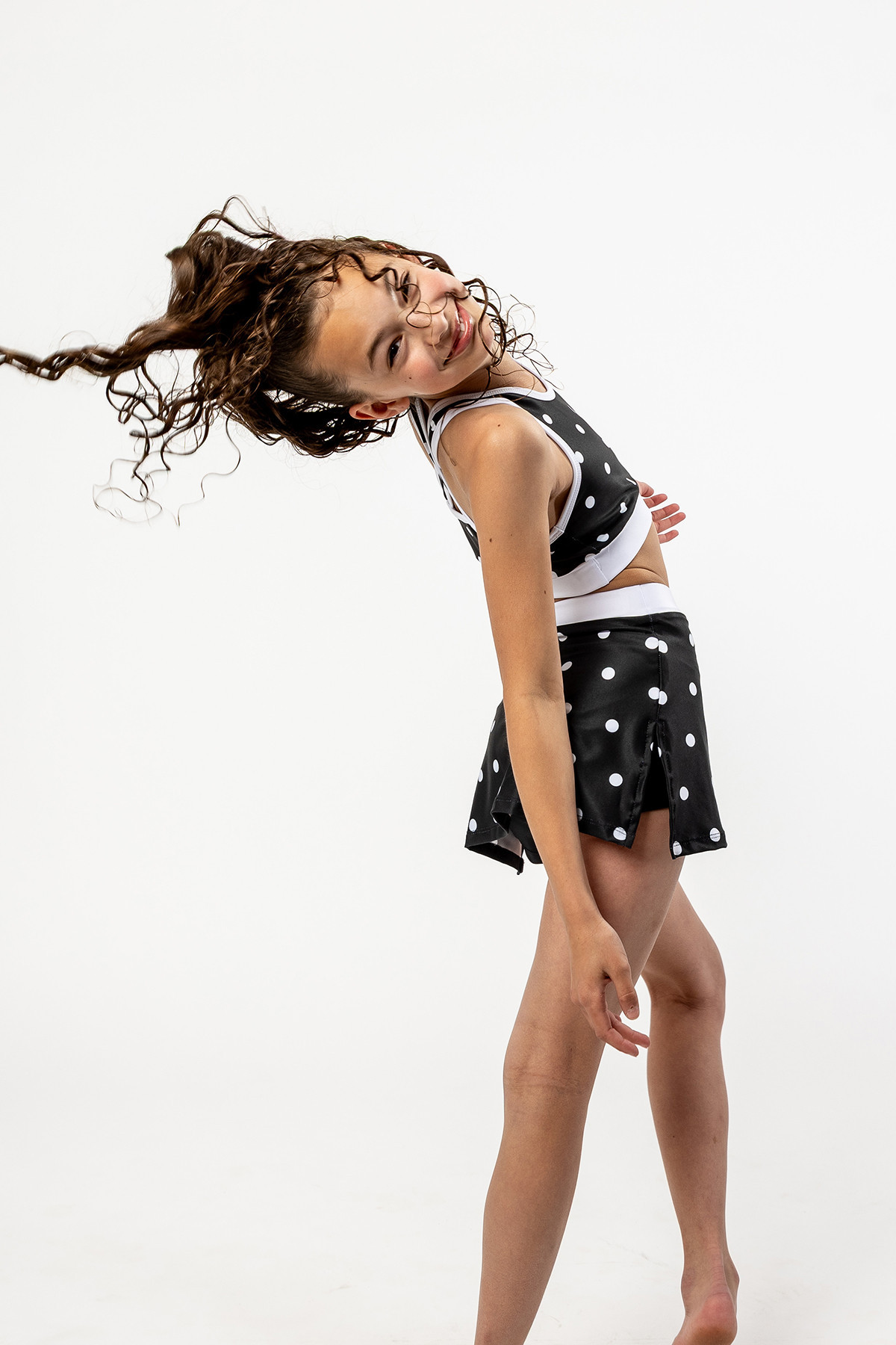 Komplet Polka Dot short