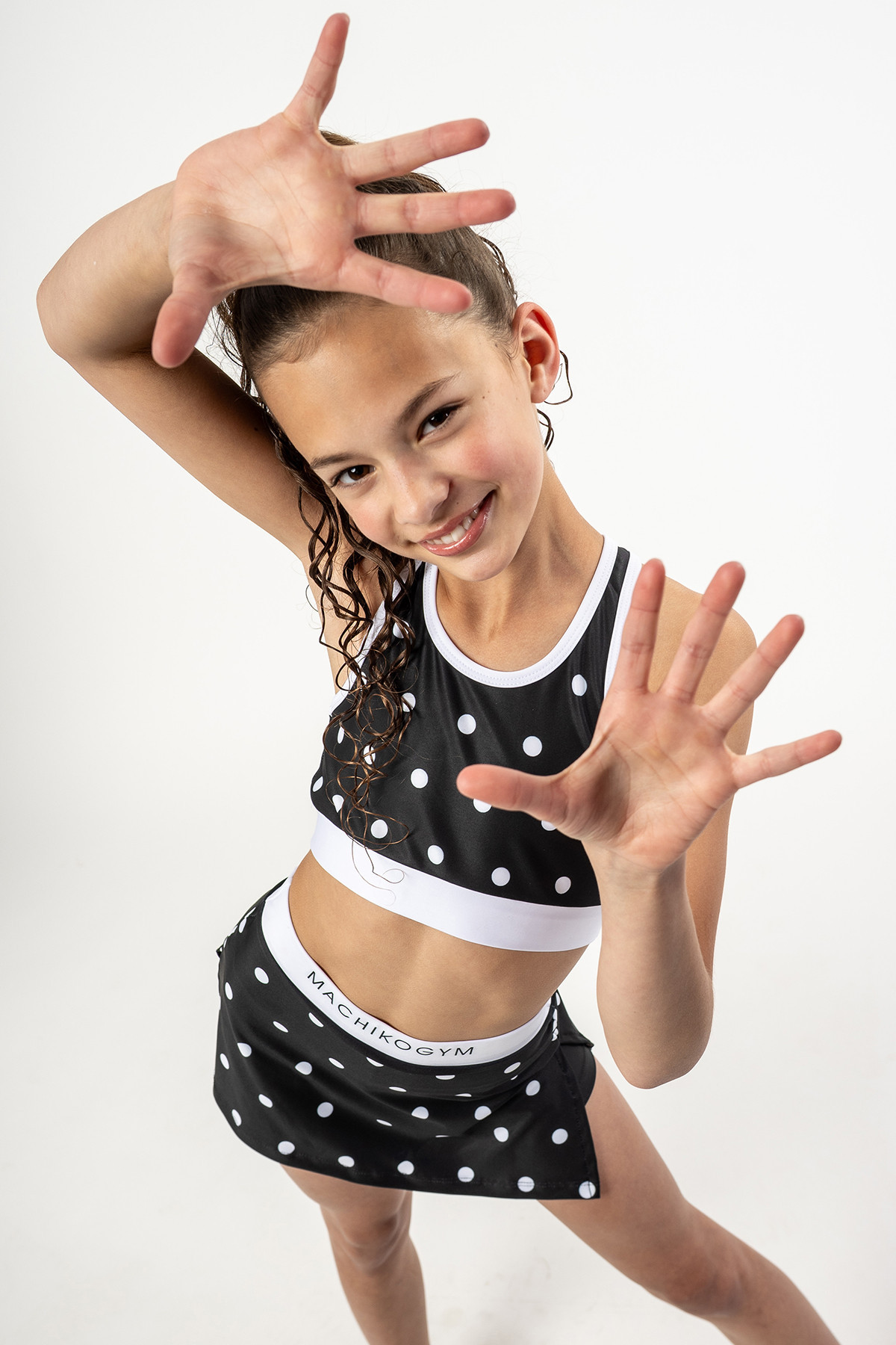 Komplet Polka Dot short