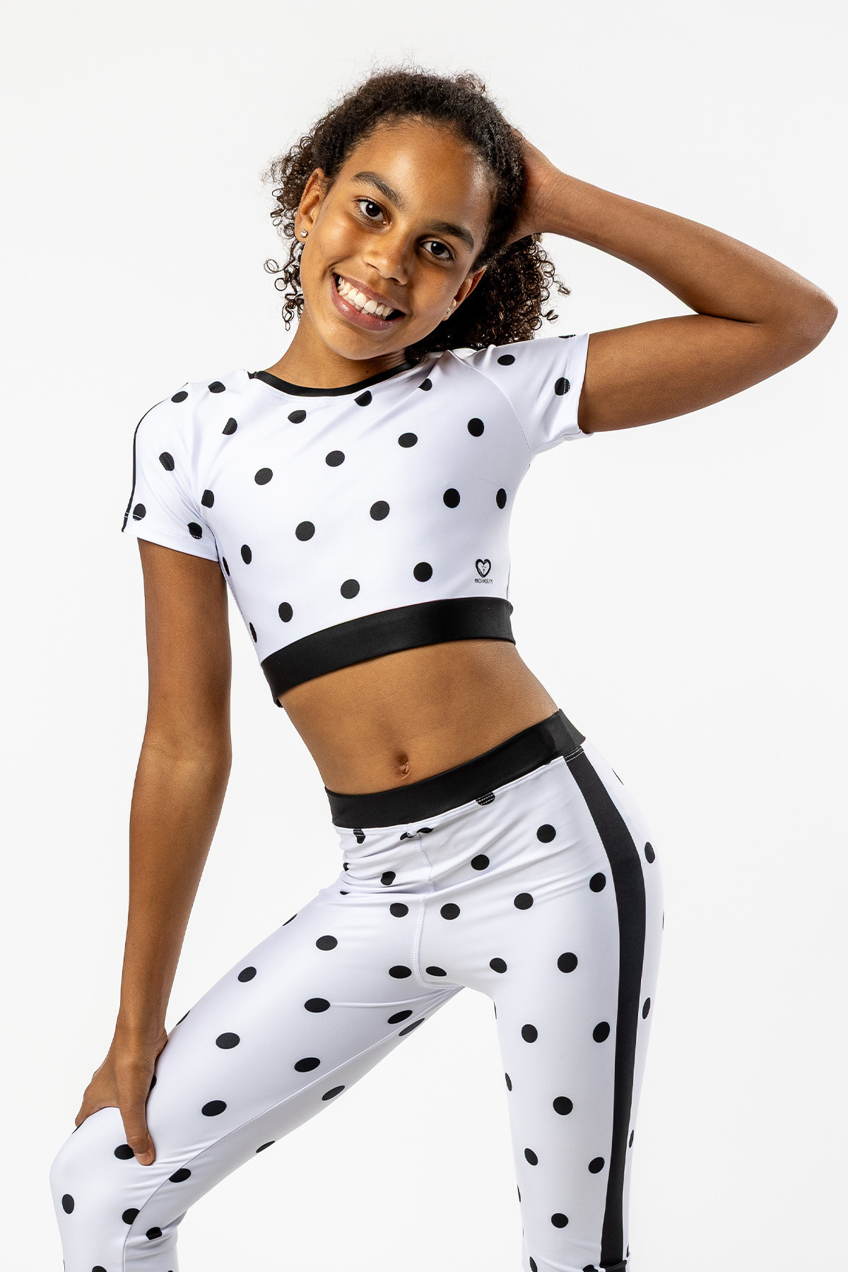 Crop Top Polka Dot