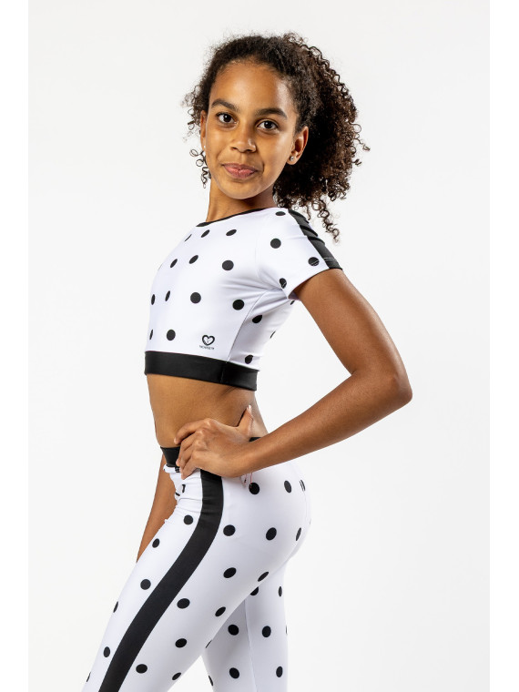 Crop Top Polka Dot