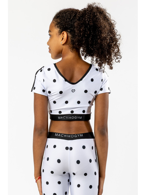 Crop Top Polka Dot