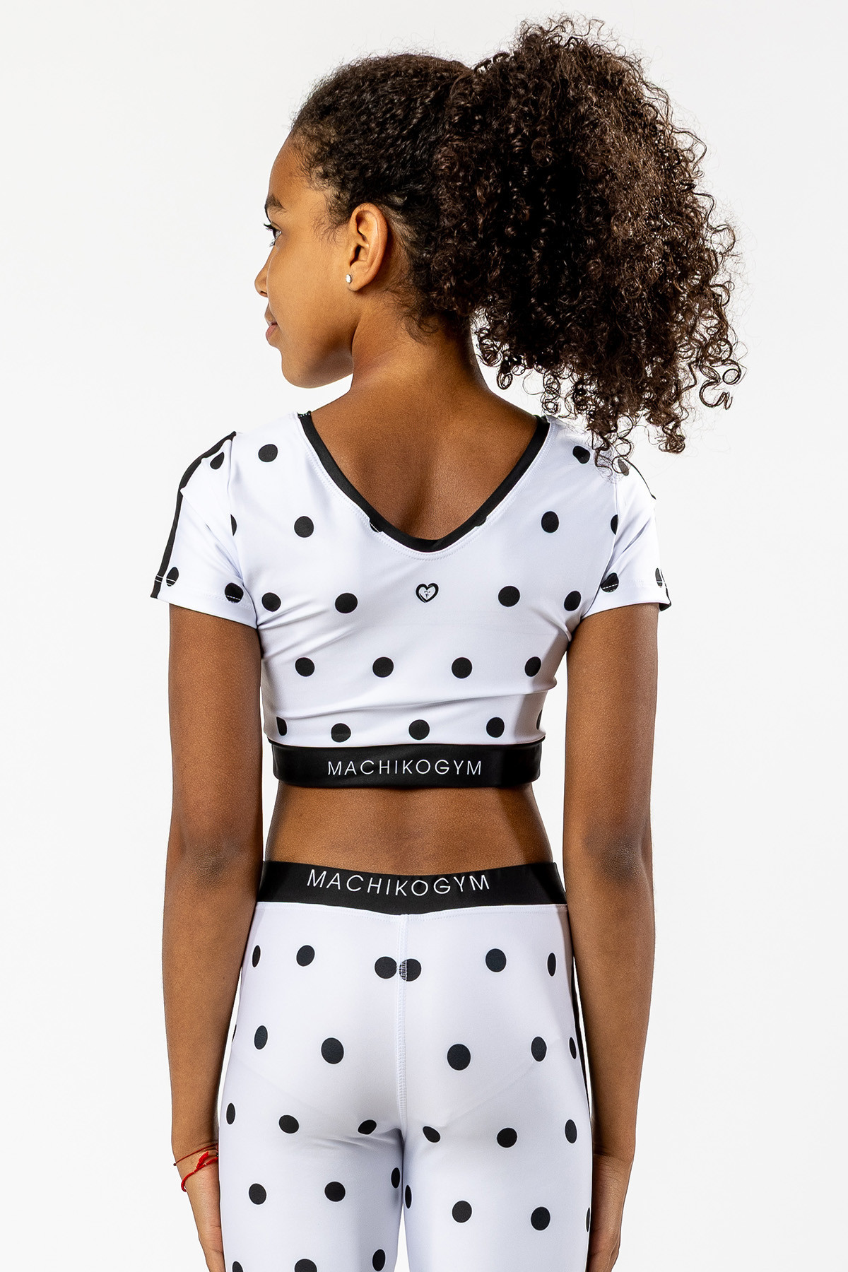 Crop Top Polka Dot