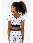 Crop Top Polka Dot