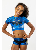 Crop Top Aerial Azure