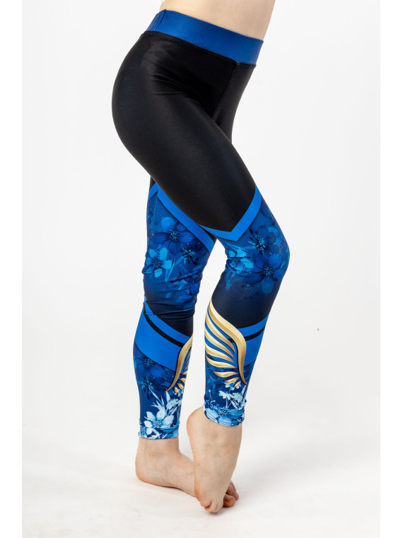 Leggings Aerial Azure