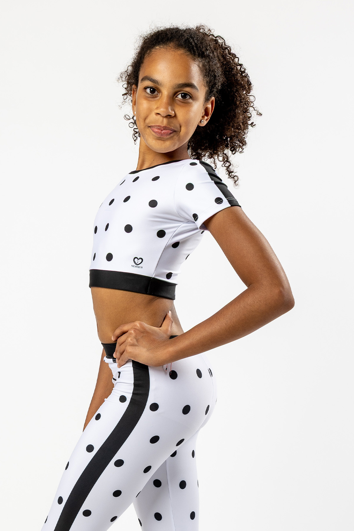 Crop Top Polka Dot