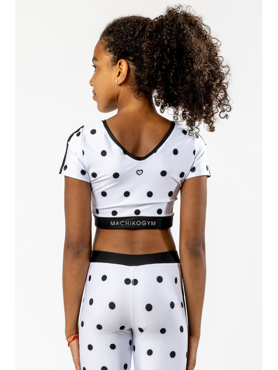 Crop Top Polka Dot
