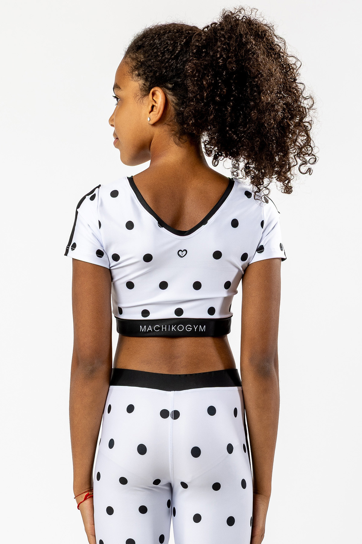 Crop Top Polka Dot