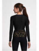 Gold Star langes T-Shirt