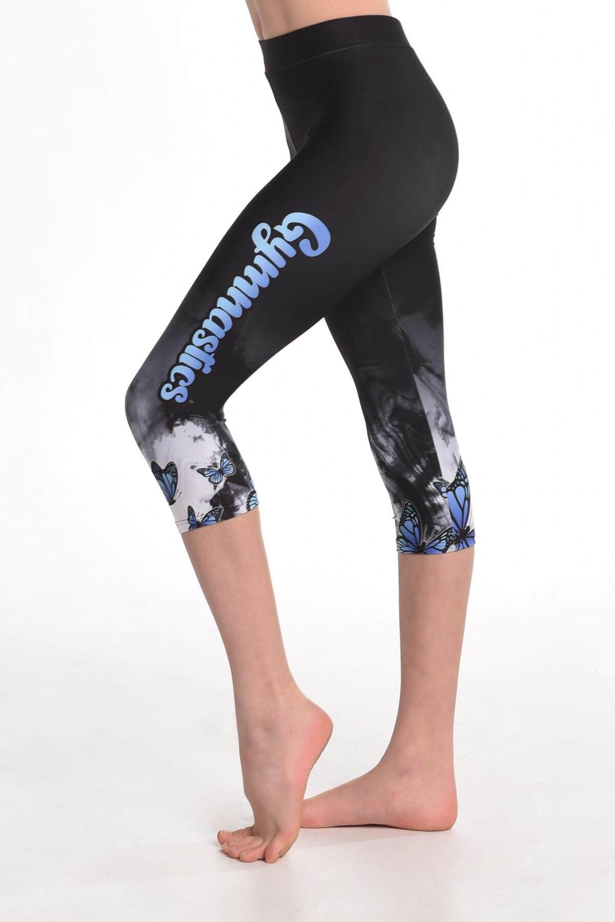 Legginsy Tie Dye Black