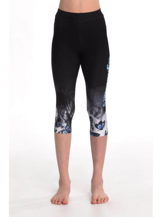 Legginsy Tie Dye Black