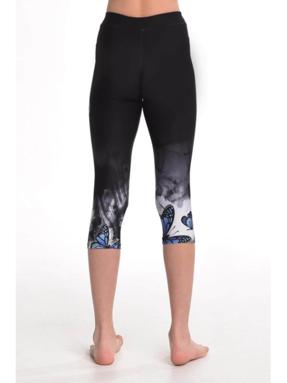 Legginsy Tie Dye Black