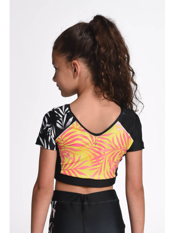 Crop Top Neon Panic