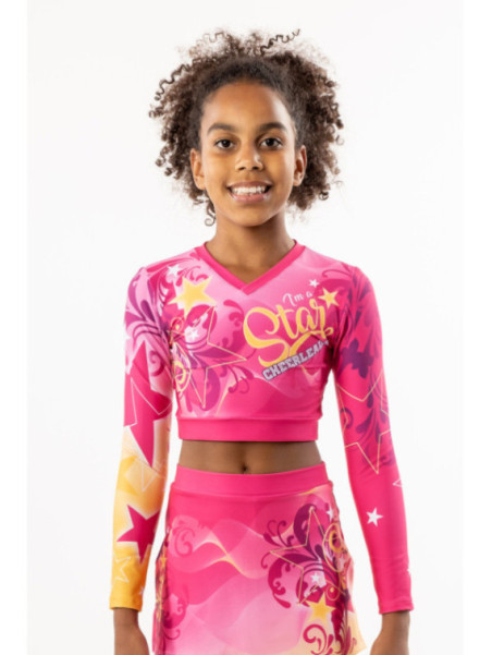 Crop Top Cheer Star