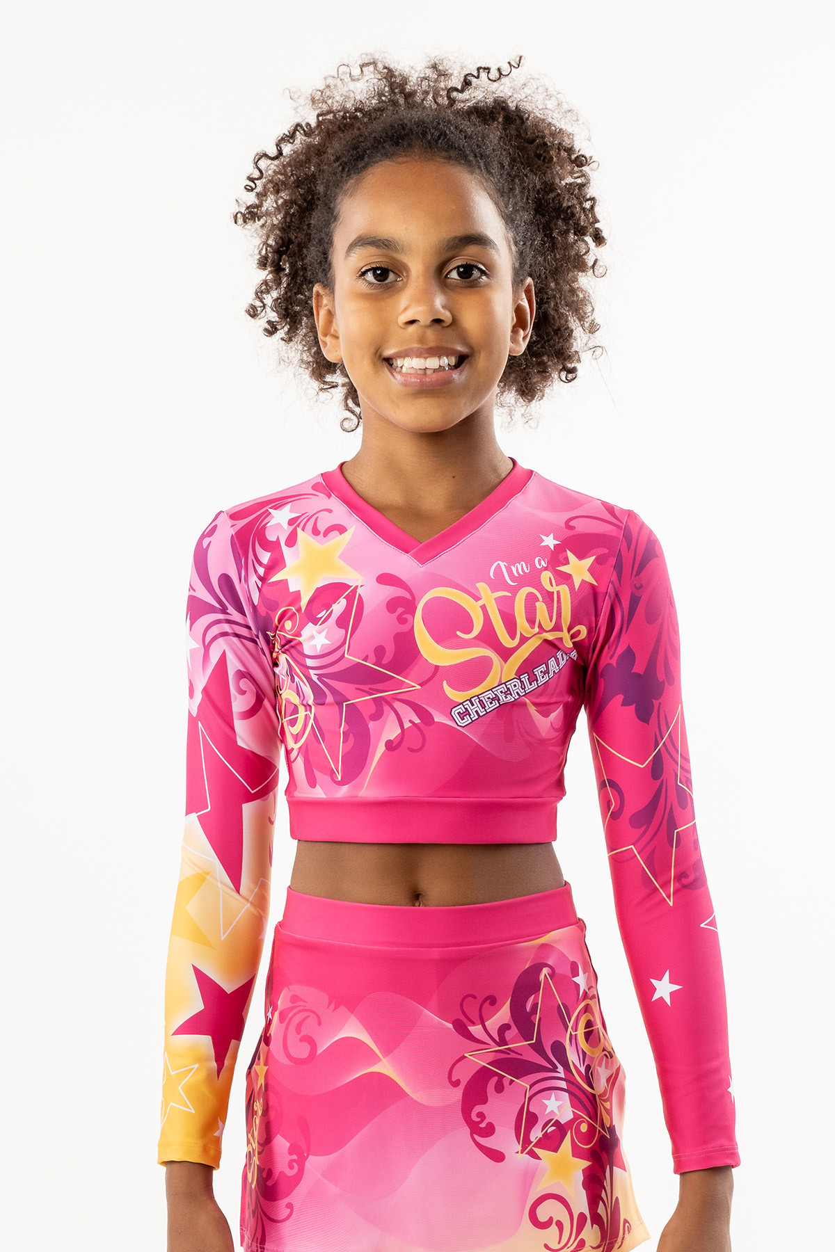 Crop Top Cheer Star