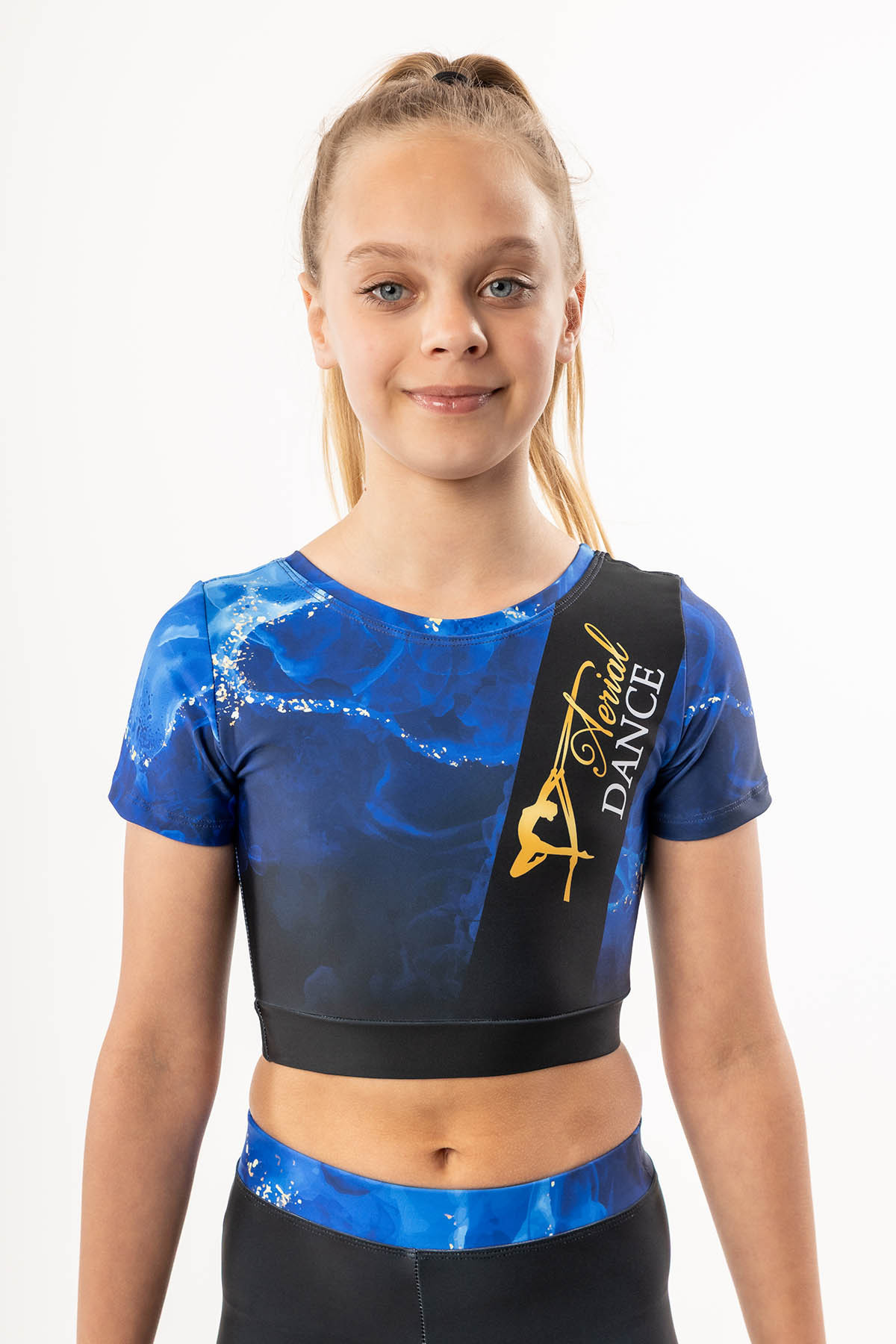 Crop Top Aerial Ocean Mist