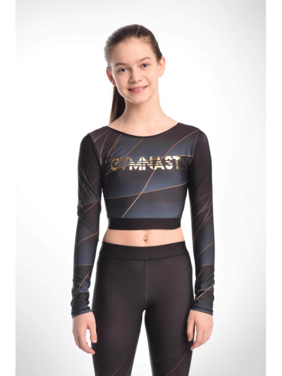 Crop Top Golden Swan