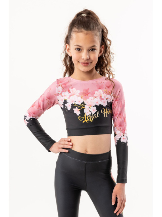Crop Top Aerial Blossom