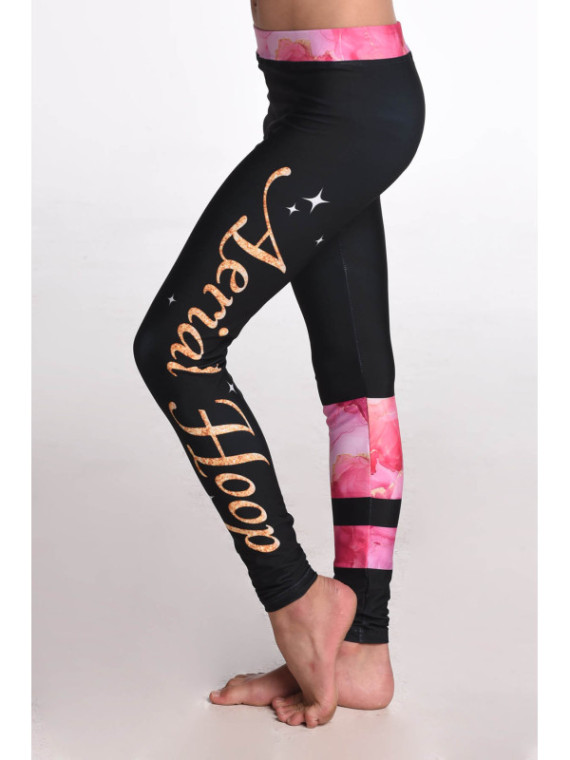 Leggings Aerial Pink Marble