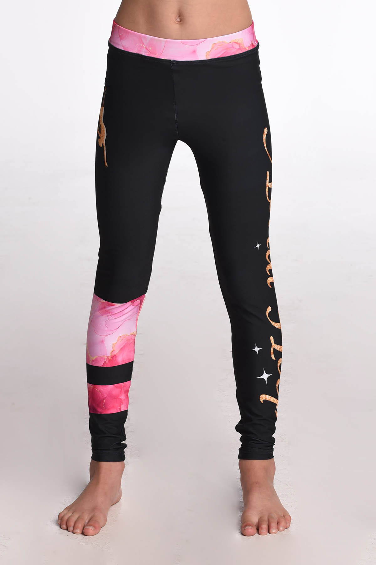Leggings Aerial Pink Marble