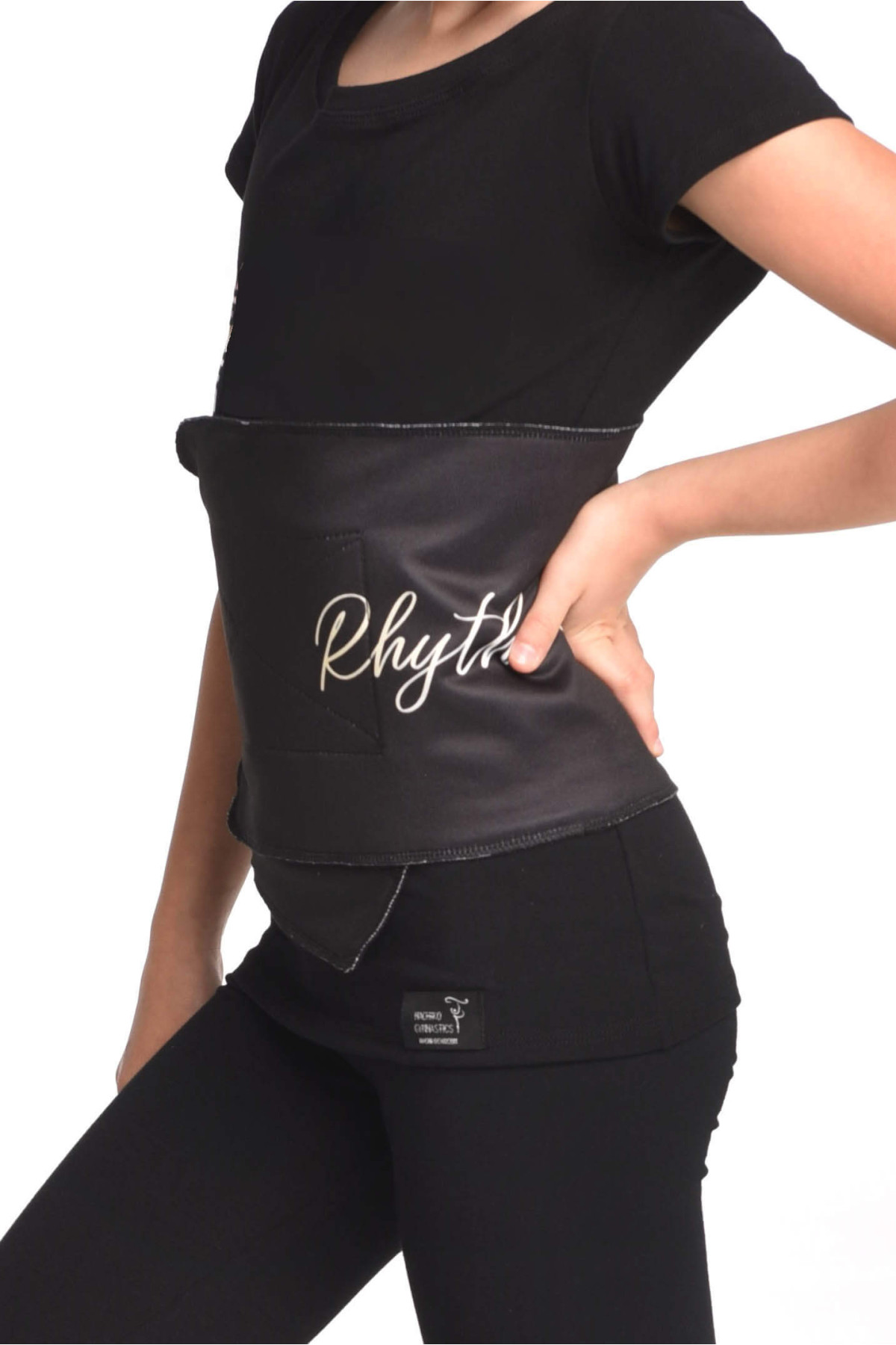 Waist Warmer Black Glitter